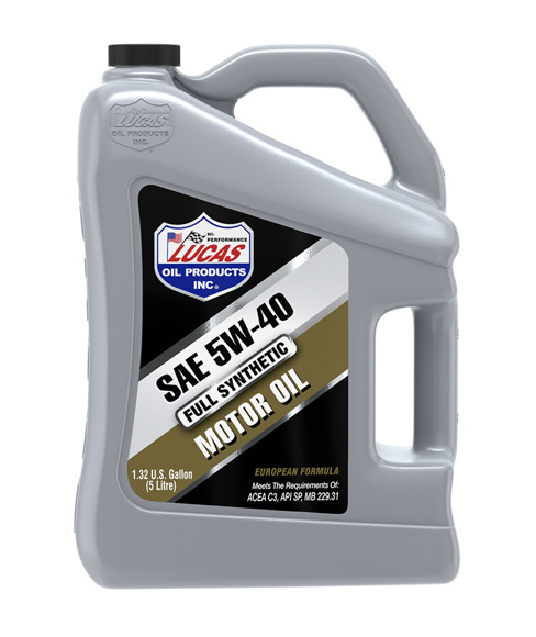 Picture of LUCAS OIL Synthetic SAE 5W-40 European Motor Oil 10187-5 LTR