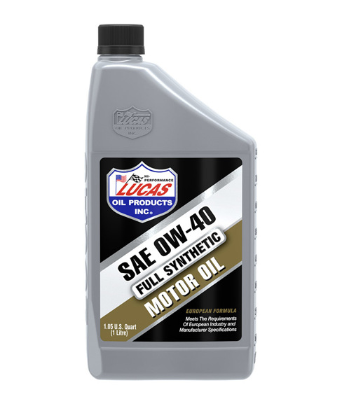Picture of LUCAS OIL Synthetic SAE 5W-40 European Motor Oil 10186-1 QUART